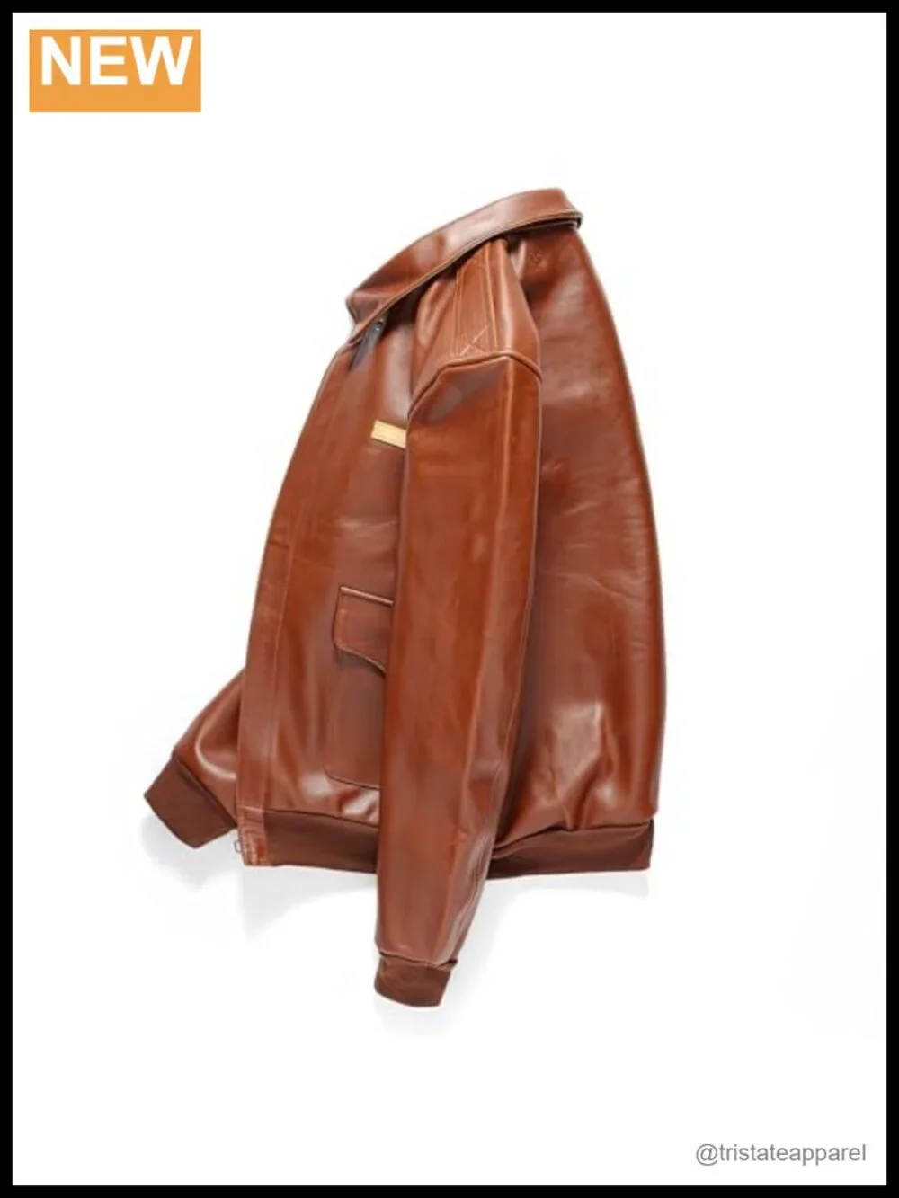 Men's Genuine Leather A2 Pilot Bomber Jacket Military Aviation Coat